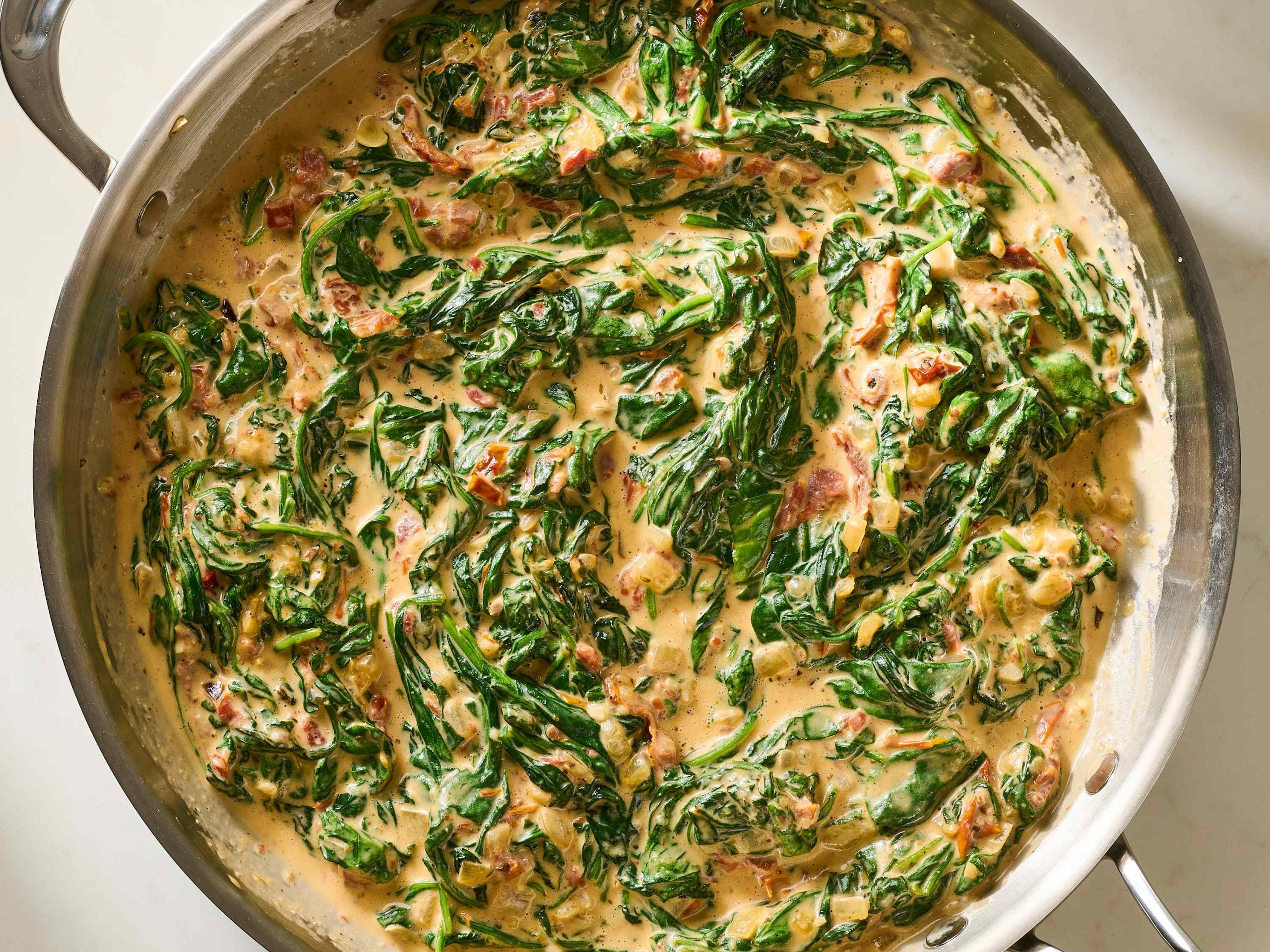 Tuscan Creamed Spinach