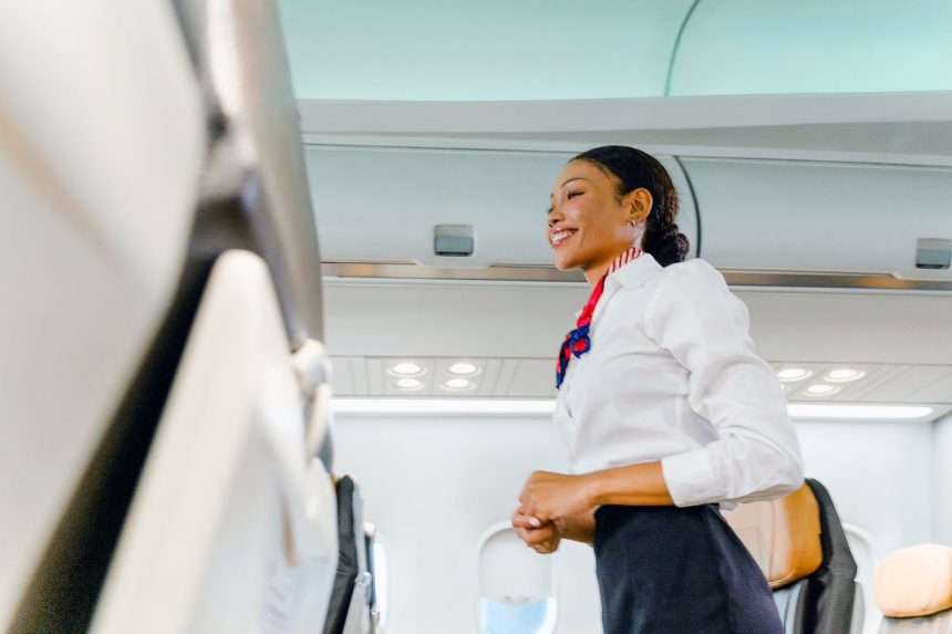 A flight attendant shares how customers can show their appreciation besides following plane etiquette