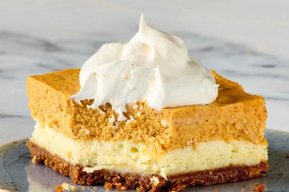 Pumpkin Cheesecake Bars