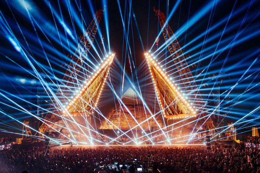 EXIT Festival Debuts Starlight at the Pyramids of Giza