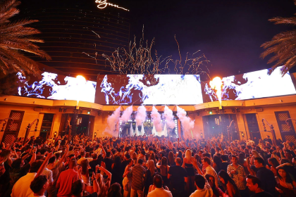 The Chainsmokers Return to Encore Beach at Night