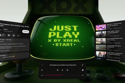 Xreal’s Aura fits 1920×1200 per eye and 1050 nits into 95g of glasses