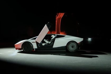 The Tesla Roadster flew, drove upside down, and hit 60mph in under a second