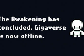 The Awakening ends. Gigaverse Online comes next
