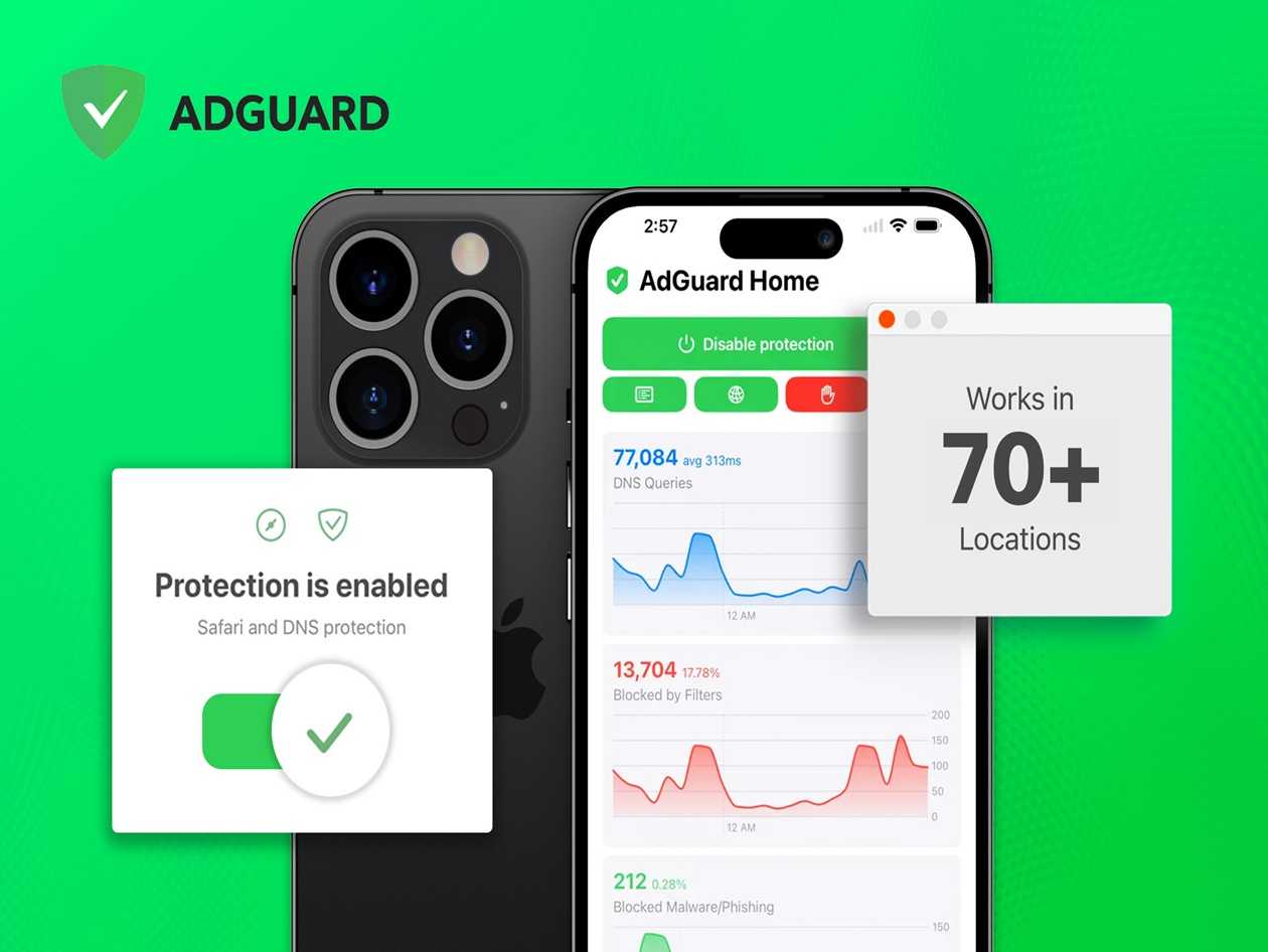 Cover 10 devices with AdGuard VPN for five years at $34.97