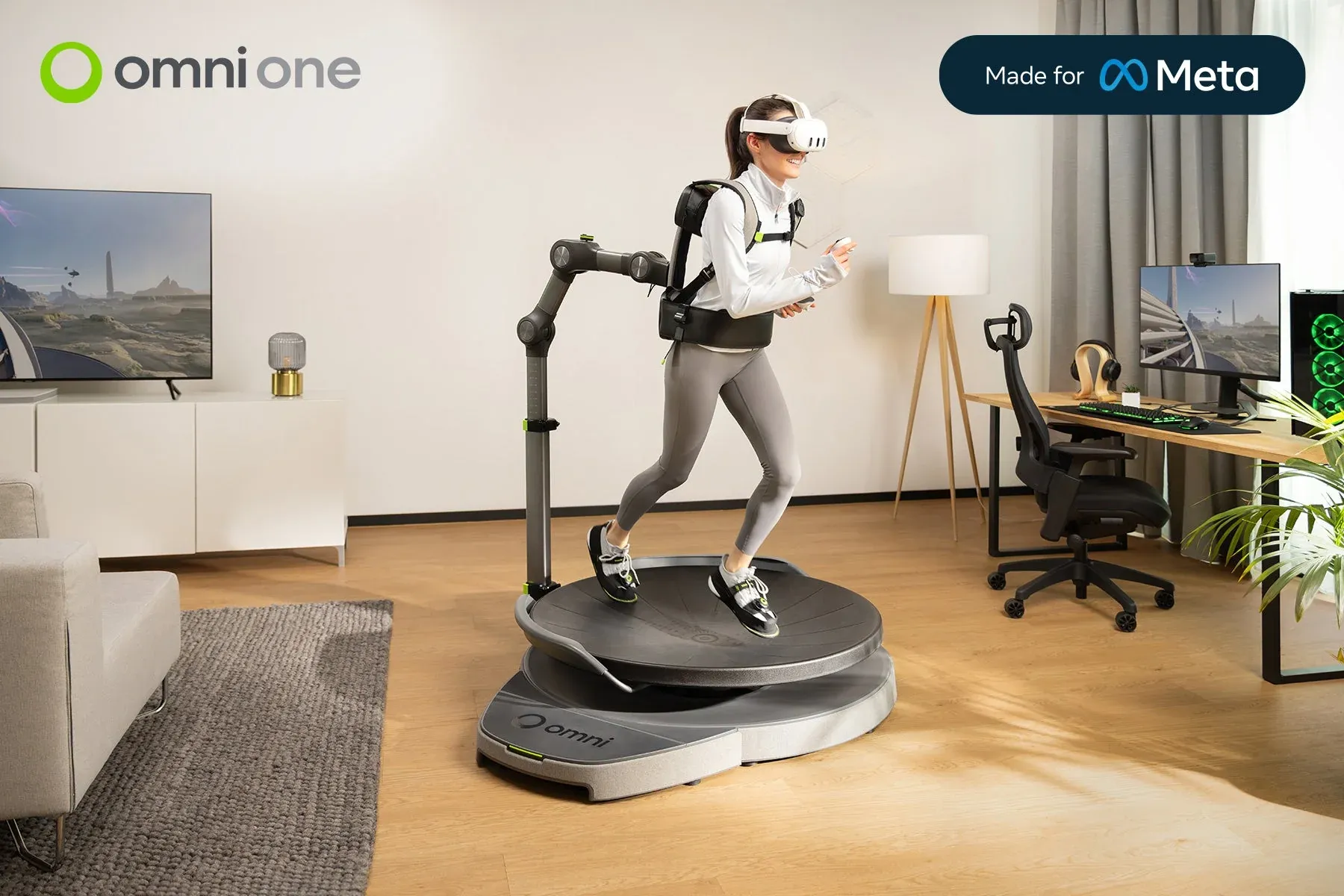 Virtuix Partners With Meta To Sell Omni One Treadmills Bundled With Quest Headsets
