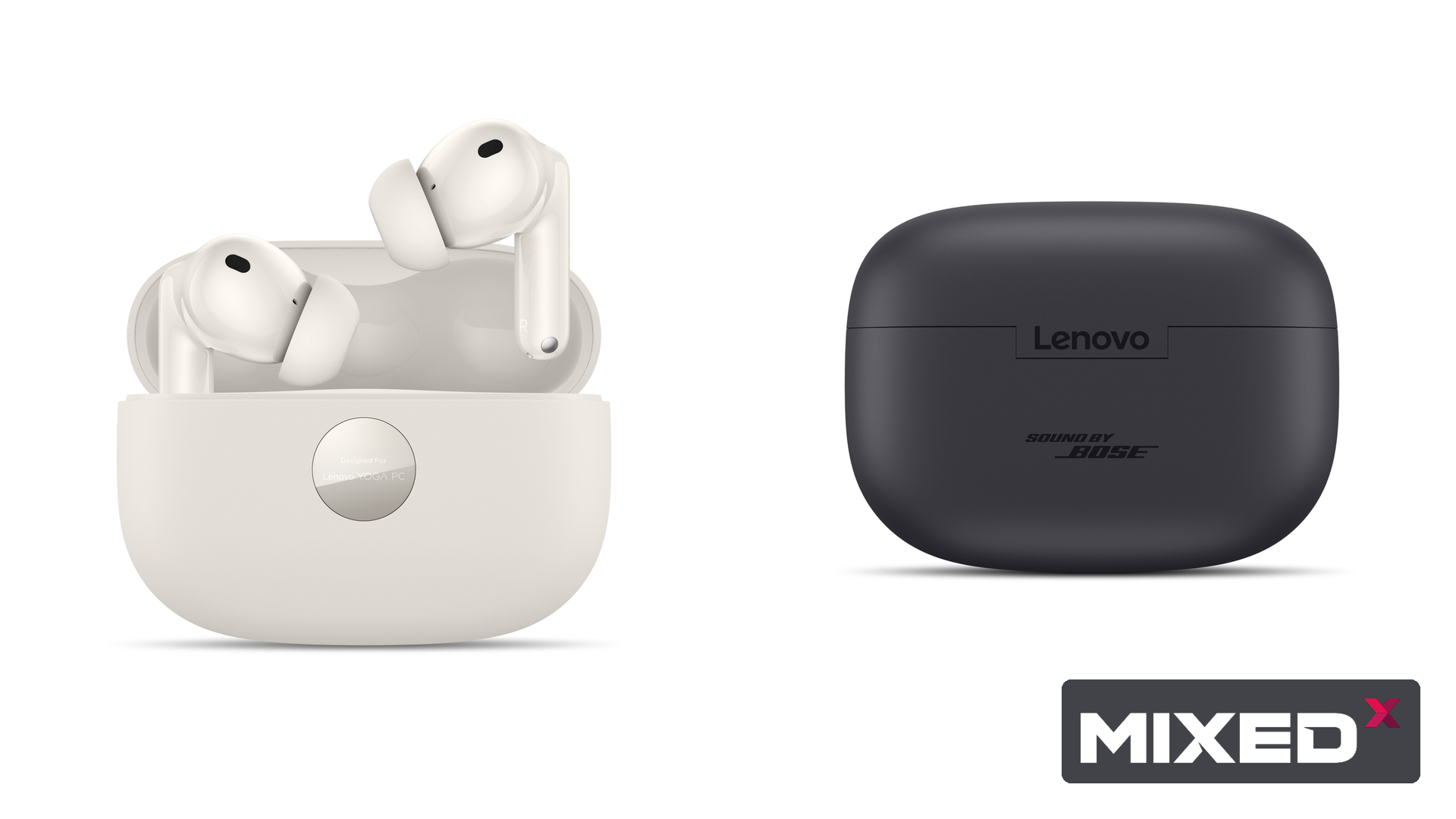Exclusive: Lenovo Yoga PC Edition Gen 2 earbuds pictured with Sound by Bose branding