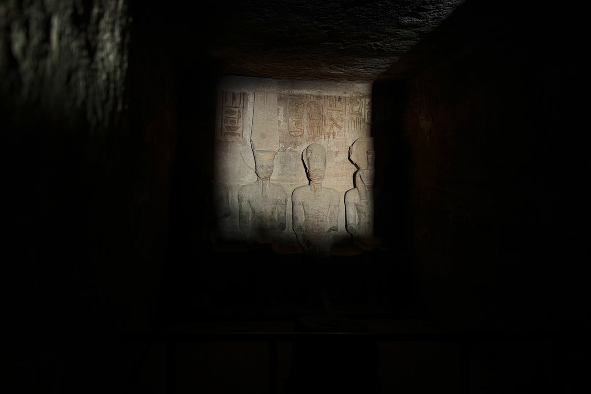 Tourists sleep outside 3,000-year-old temple in Egypt to catch a glimpse of solar phenomenon