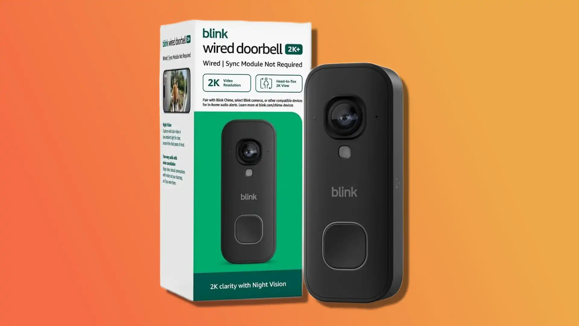 Keep an eye on trick-or-treaters with this $24 Blink video doorbell