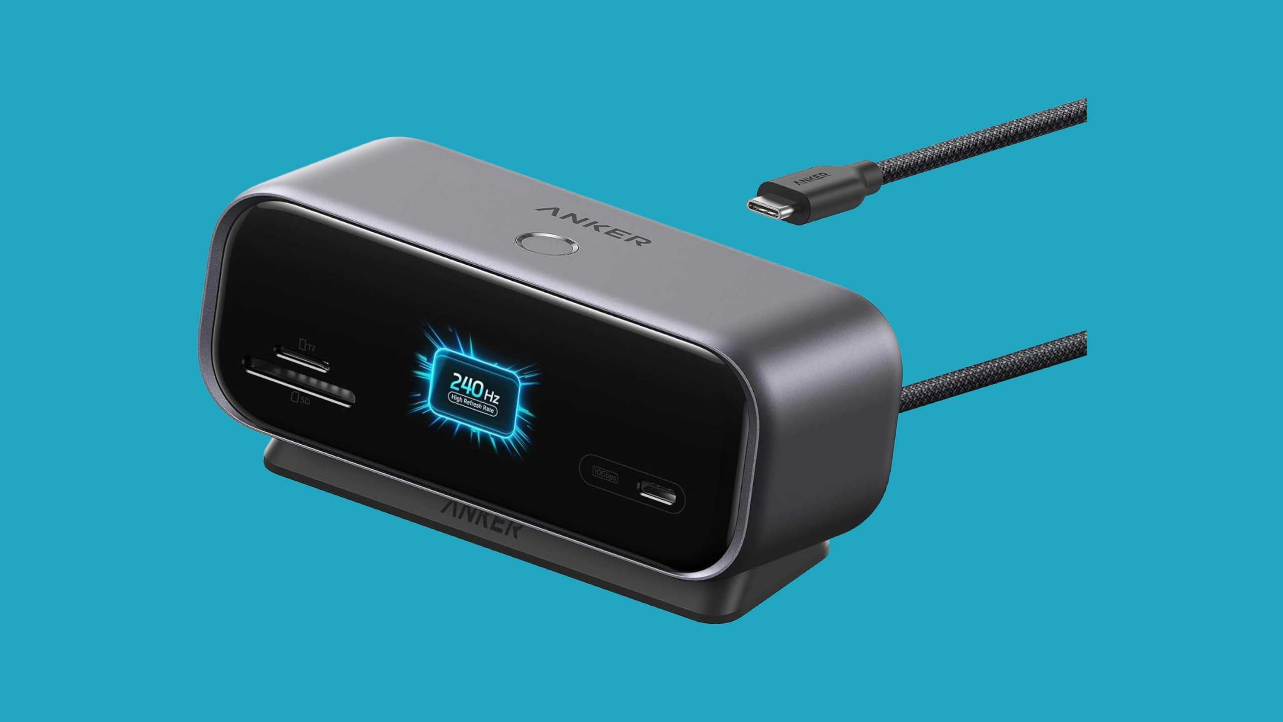Anker’s new USB-C hub packs 10 ports and a smart display for just $80
