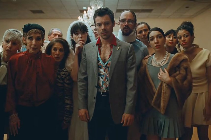 Harry Styles Dances Through His Differences With a Group of Strangers in ‘Coming Up Roses’ Video