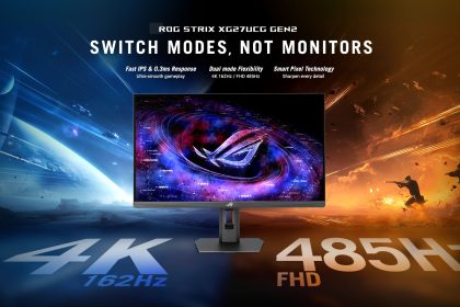 ASUS’s dual-mode monitor is $319 with 4K at 162Hz or 1080p at 485Hz