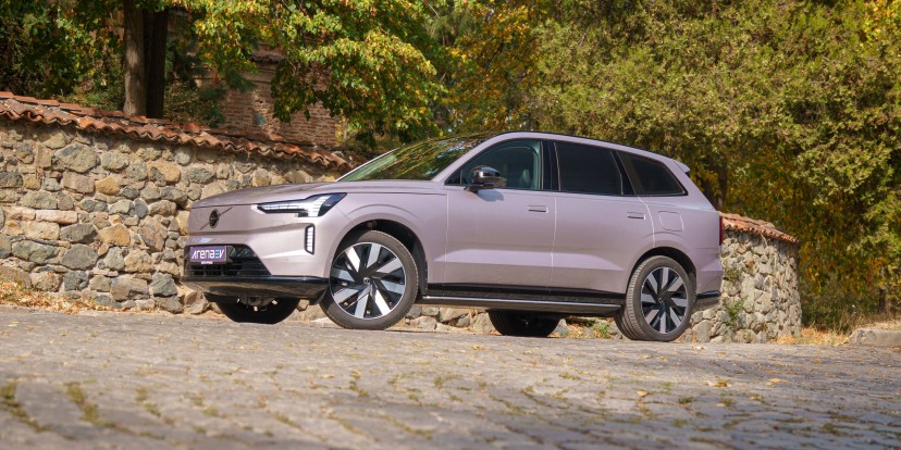 2026 Volvo EX90 Twin Motor Performance real life range test with 21-inch wheels and summer tires