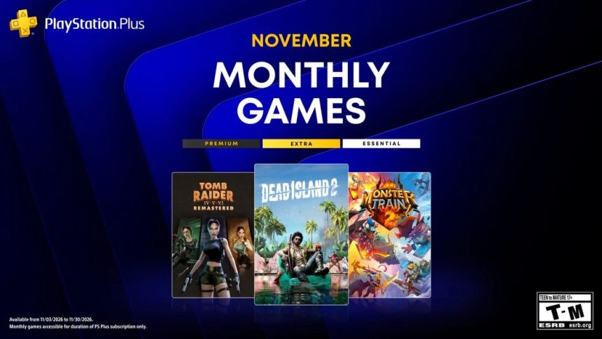 Dead Island 2, Tomb Raider Remastered and More Come to All PlayStation Plus Subscribers in November