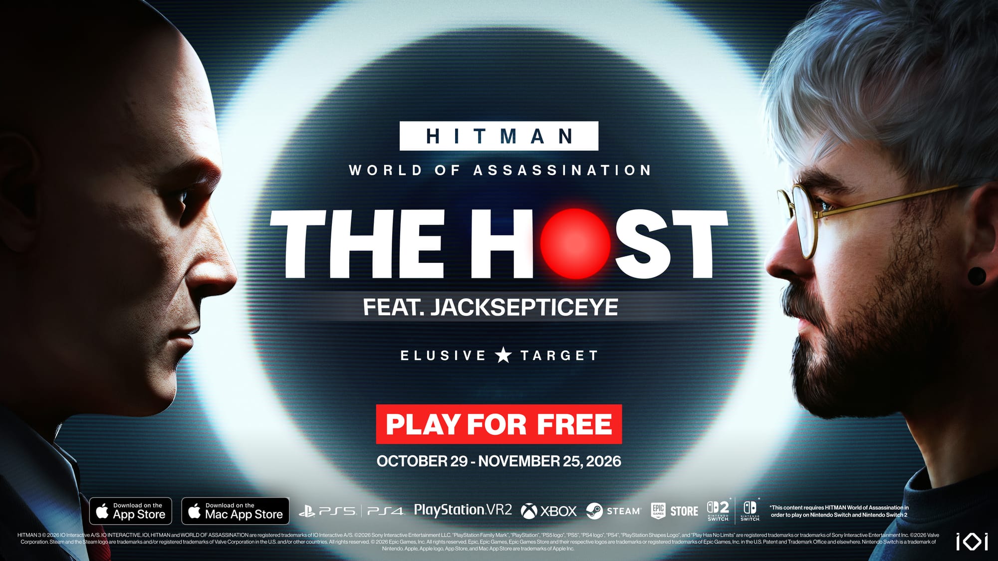 Hitman: World Of Assassination's Latest Elusive Target Is Jacksepticeye